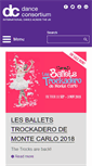 Mobile Screenshot of danceconsortium.com